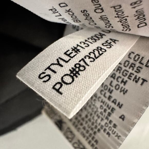 CAT Caterpillar Jacket Mens Large Black Insulated Work Twill Water Resistant NEW - Picture 12 of 13